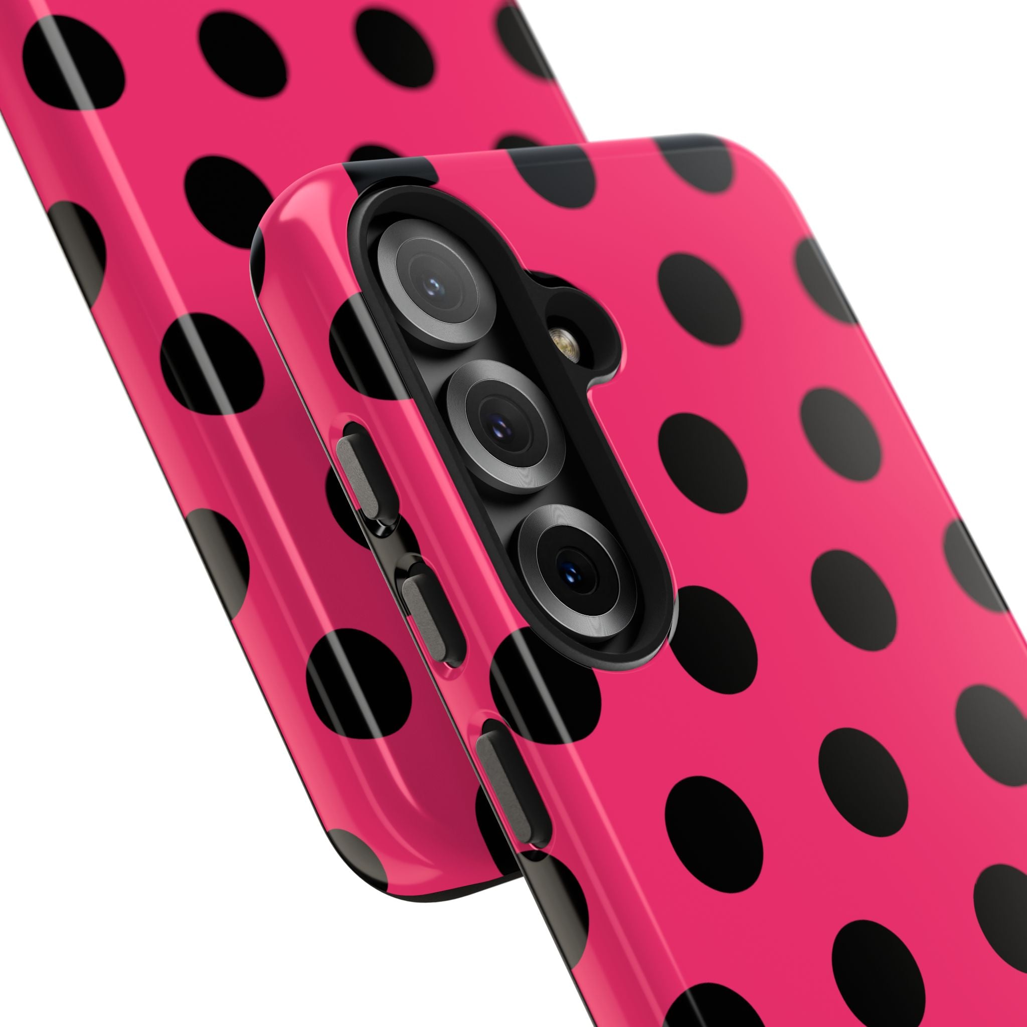 Big Polka Dot | Hot Pink and Black