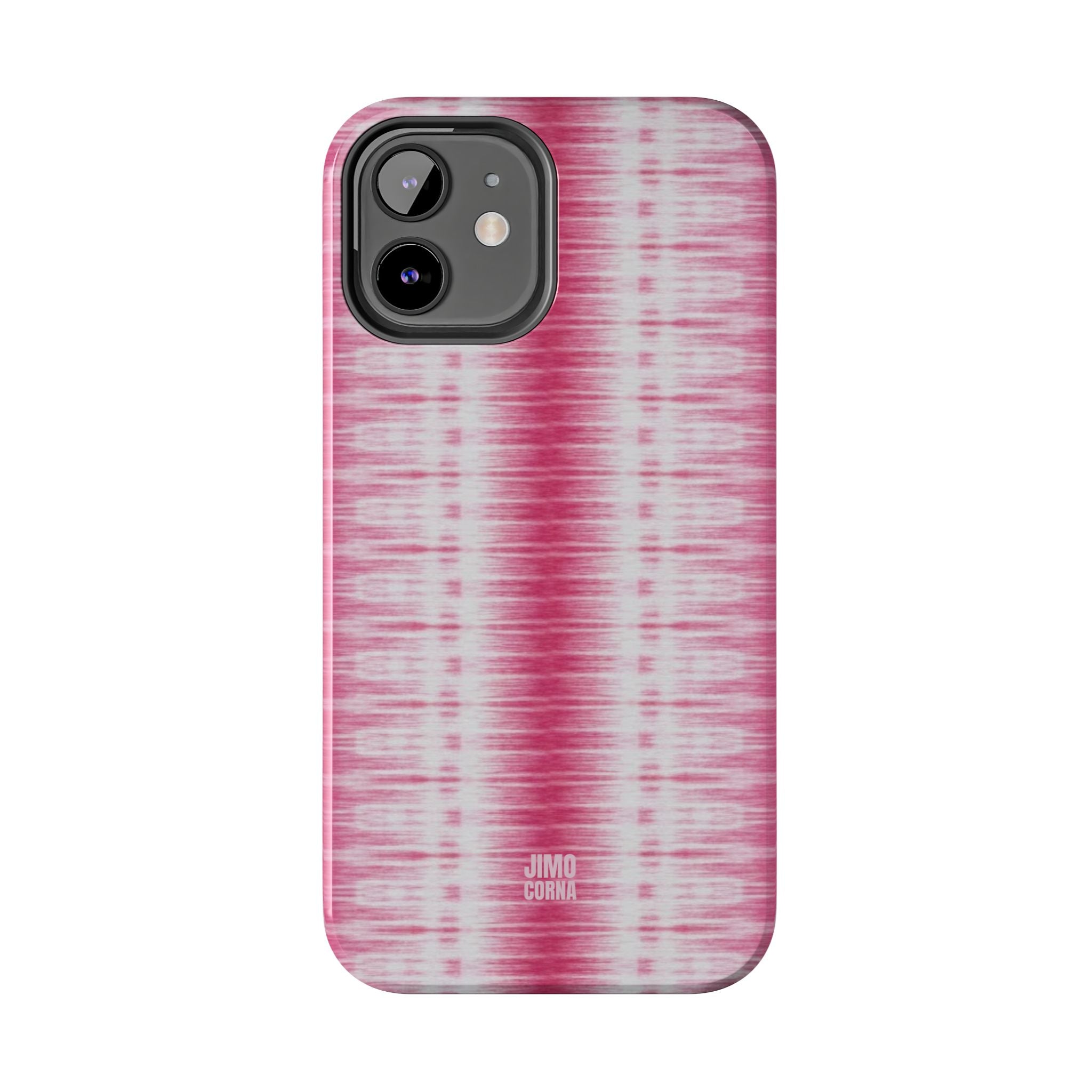 Pink Woven Texture iPhone Case