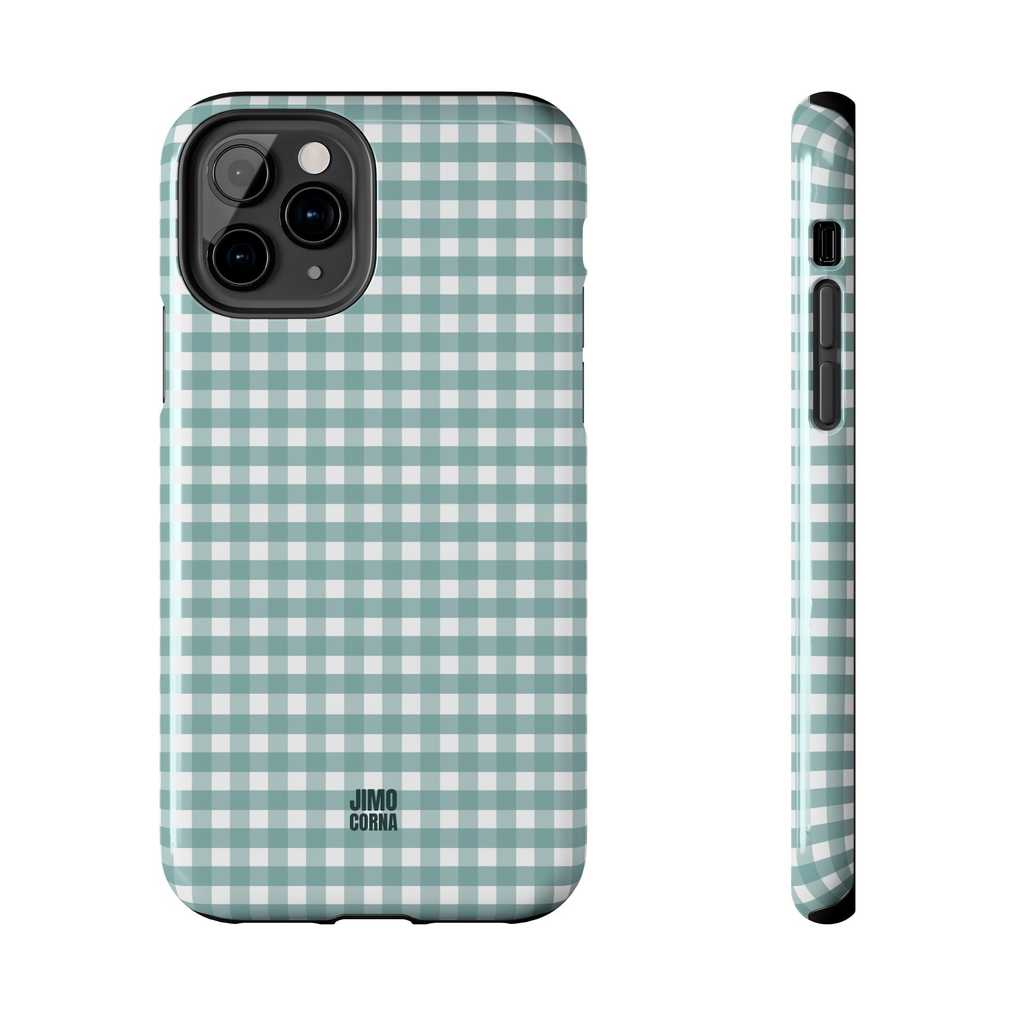 Farm Gingham iPhone Case | Blue