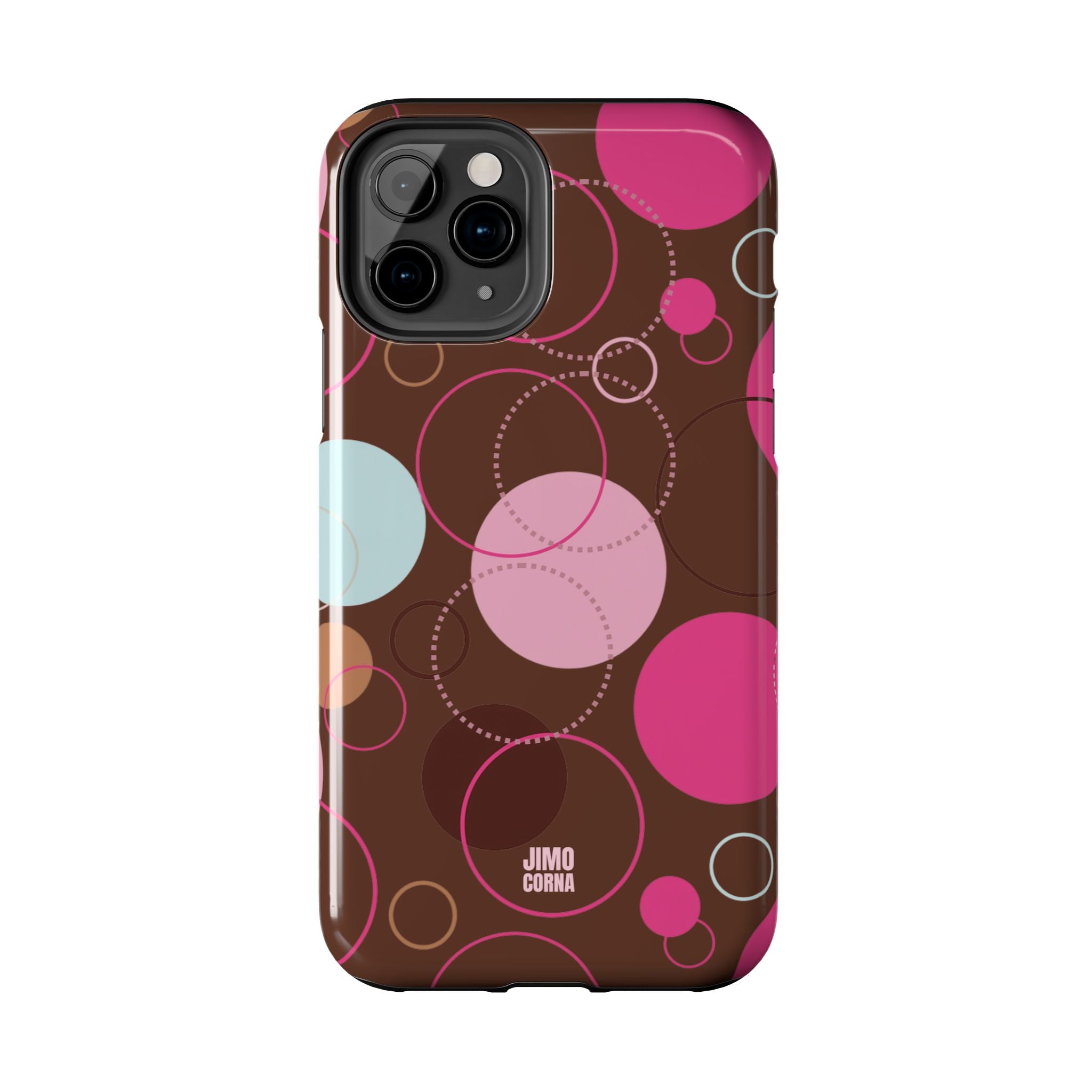 Spiral Pop iPhone Case | Brown