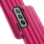 Bold Stripes Samsung Galaxy Case | Strawberry Burst
