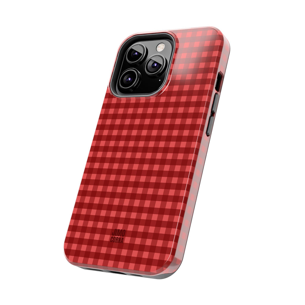 Farm Gingham iPhone Case | Red
