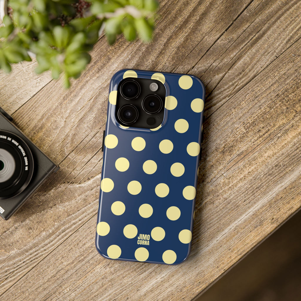 Big Polka Dot | Blue and Cream
