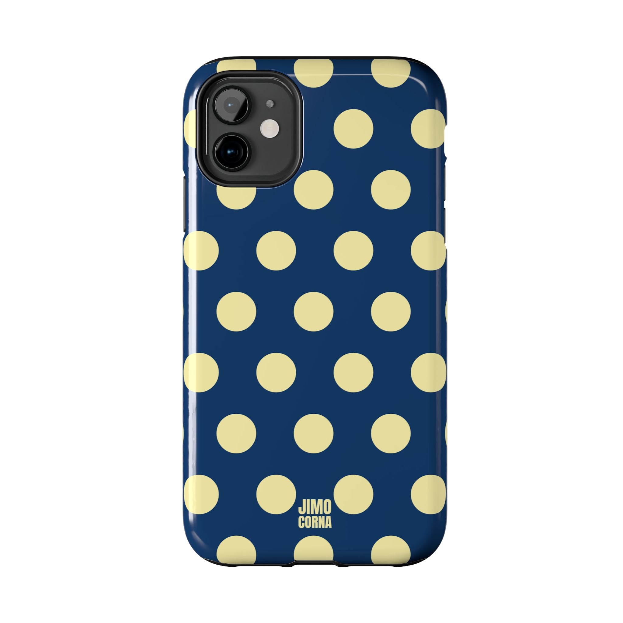 Big Polka Dot | Blue and Cream