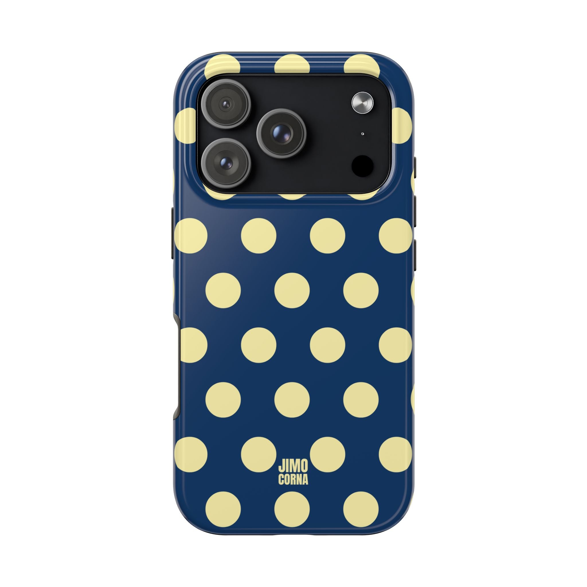 Big Polka Dot | Blue and Cream