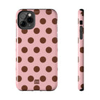 Big Polka Dot | Pink and Brown