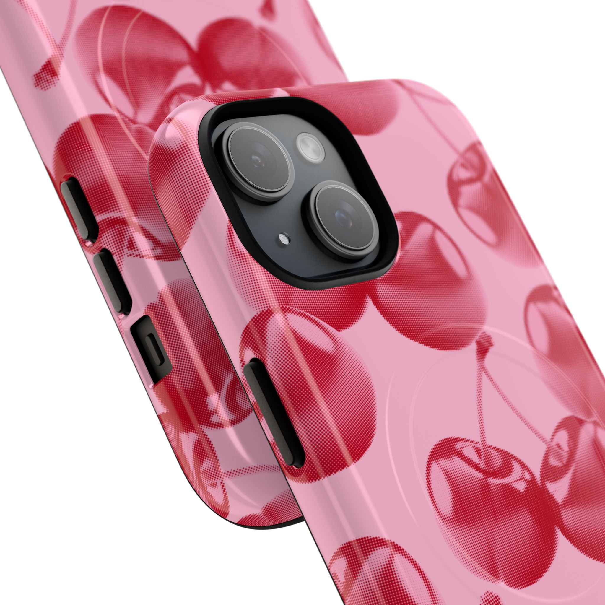 Pink Retro Cherries