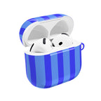 Blueberry Bold Stripes AirPods Case