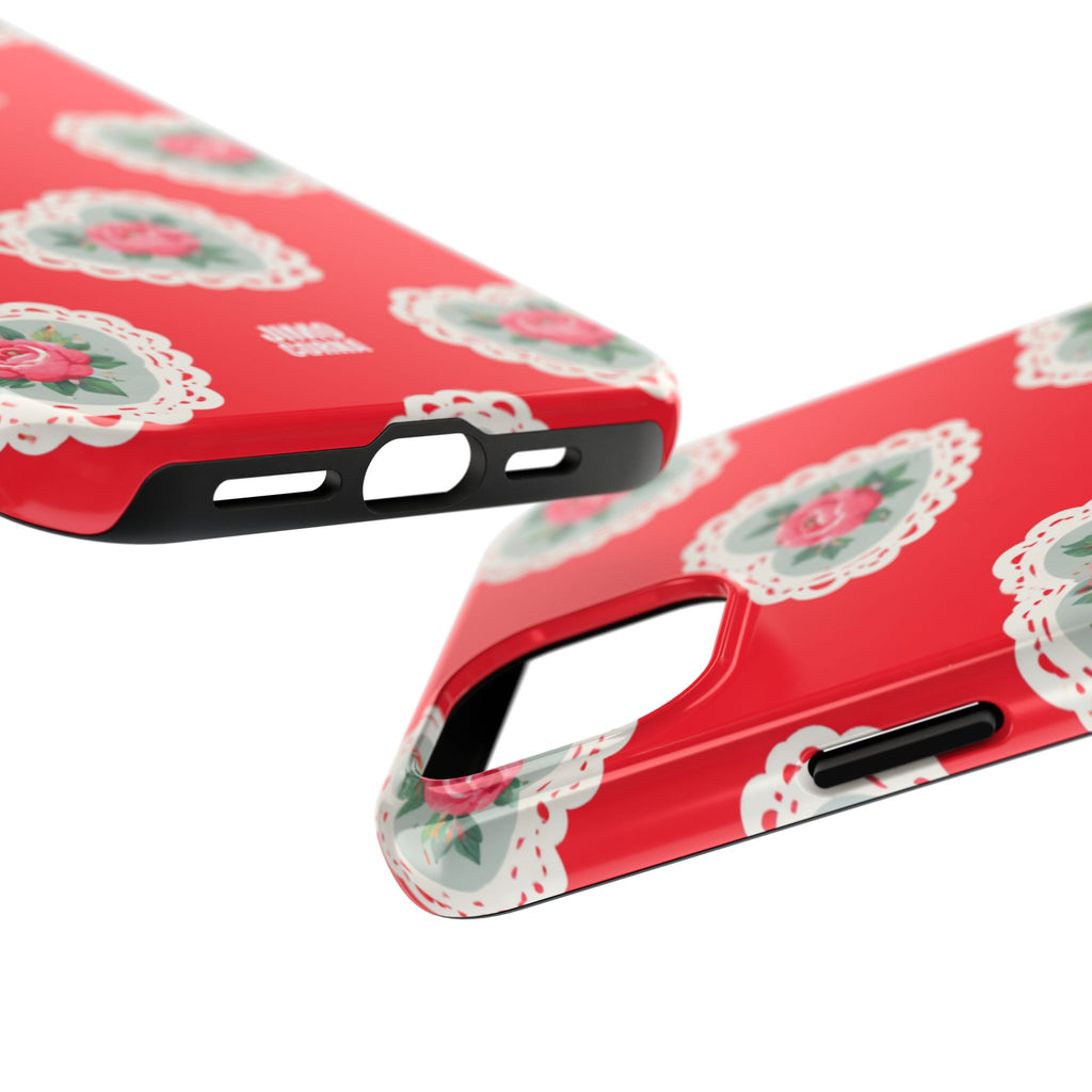Rosy Lace iPhone Case