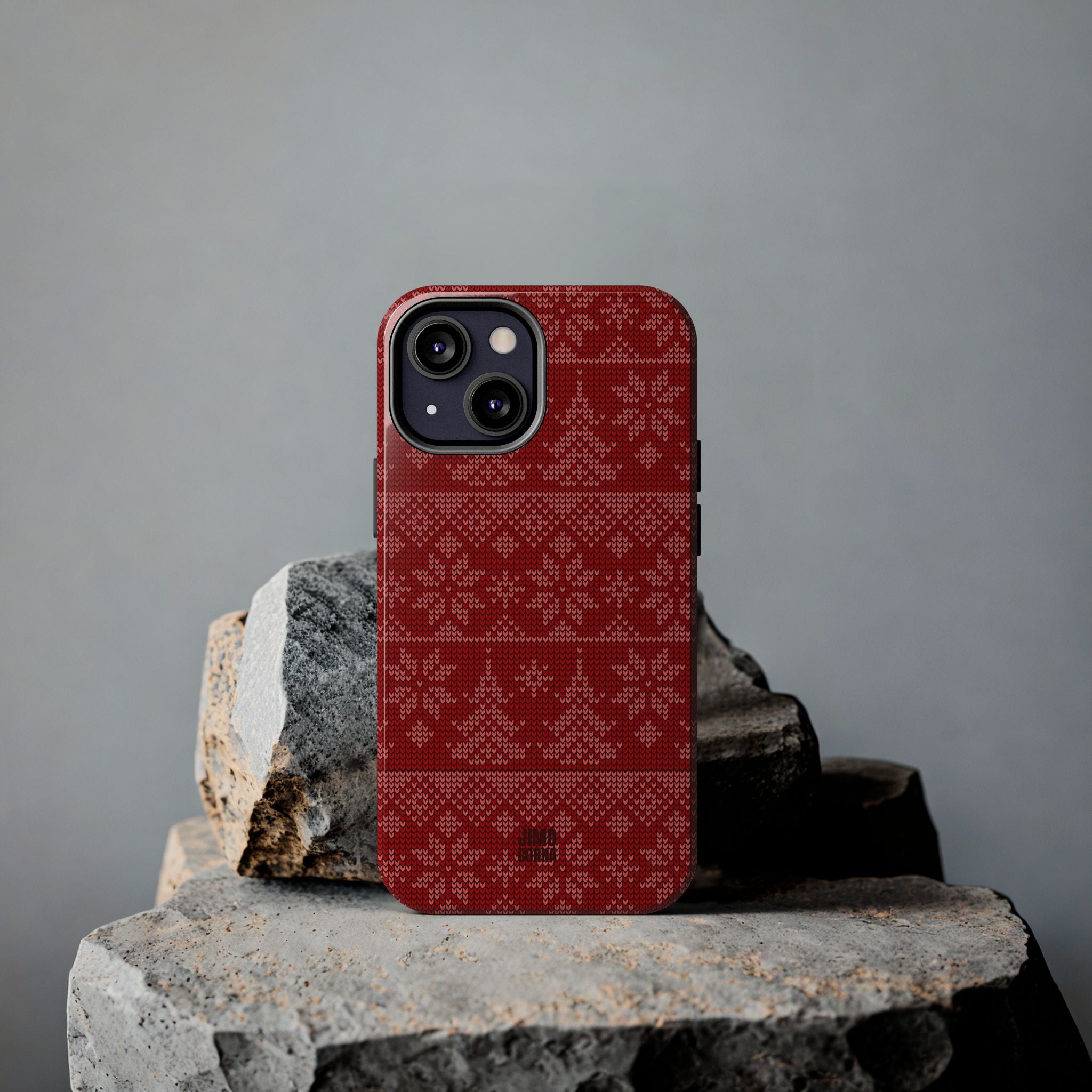 Holiday Knit | Red iPhone Case