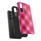 Pink Picnic Plaid Samsung Galaxy Case