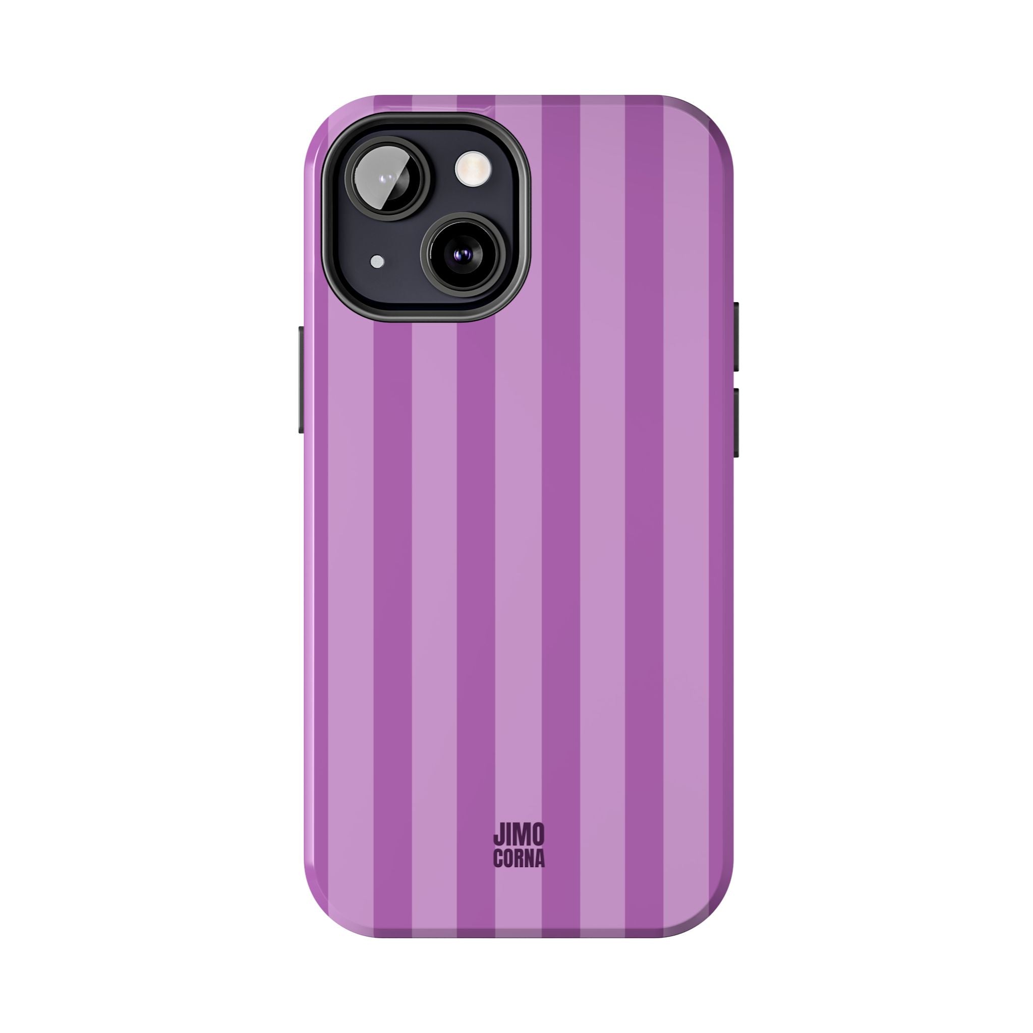 Bold Stripes iPhone Case | Plum
