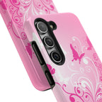 Pink Flutter Garden Samsung Galaxy Case