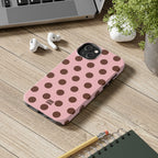 Big Polka Dot | Pink and Brown
