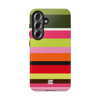 Berry Citrus Stripe Samsung Galaxy Case