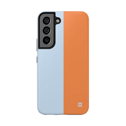 Orange and Blue Color Block