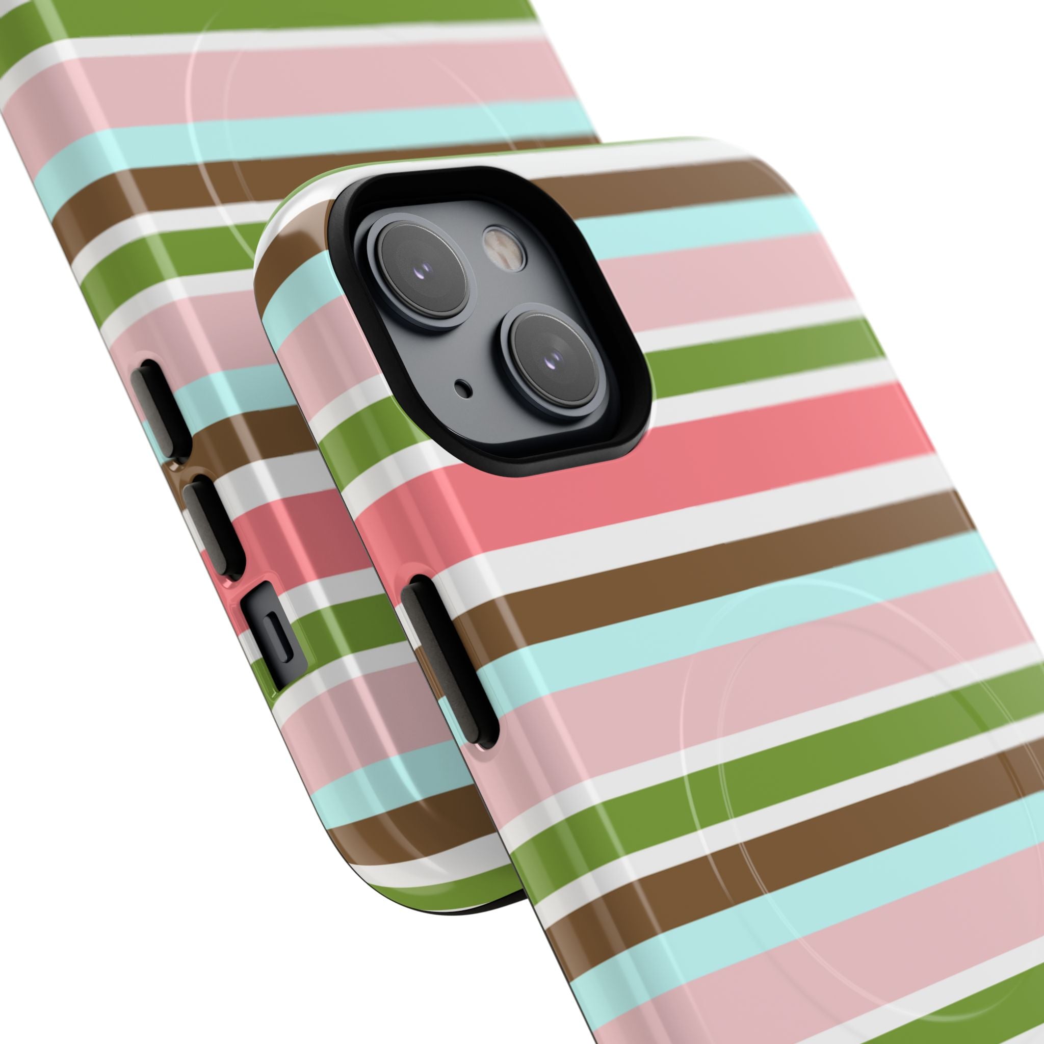 Sweet Candy Stripes MagSafe iPhone Case