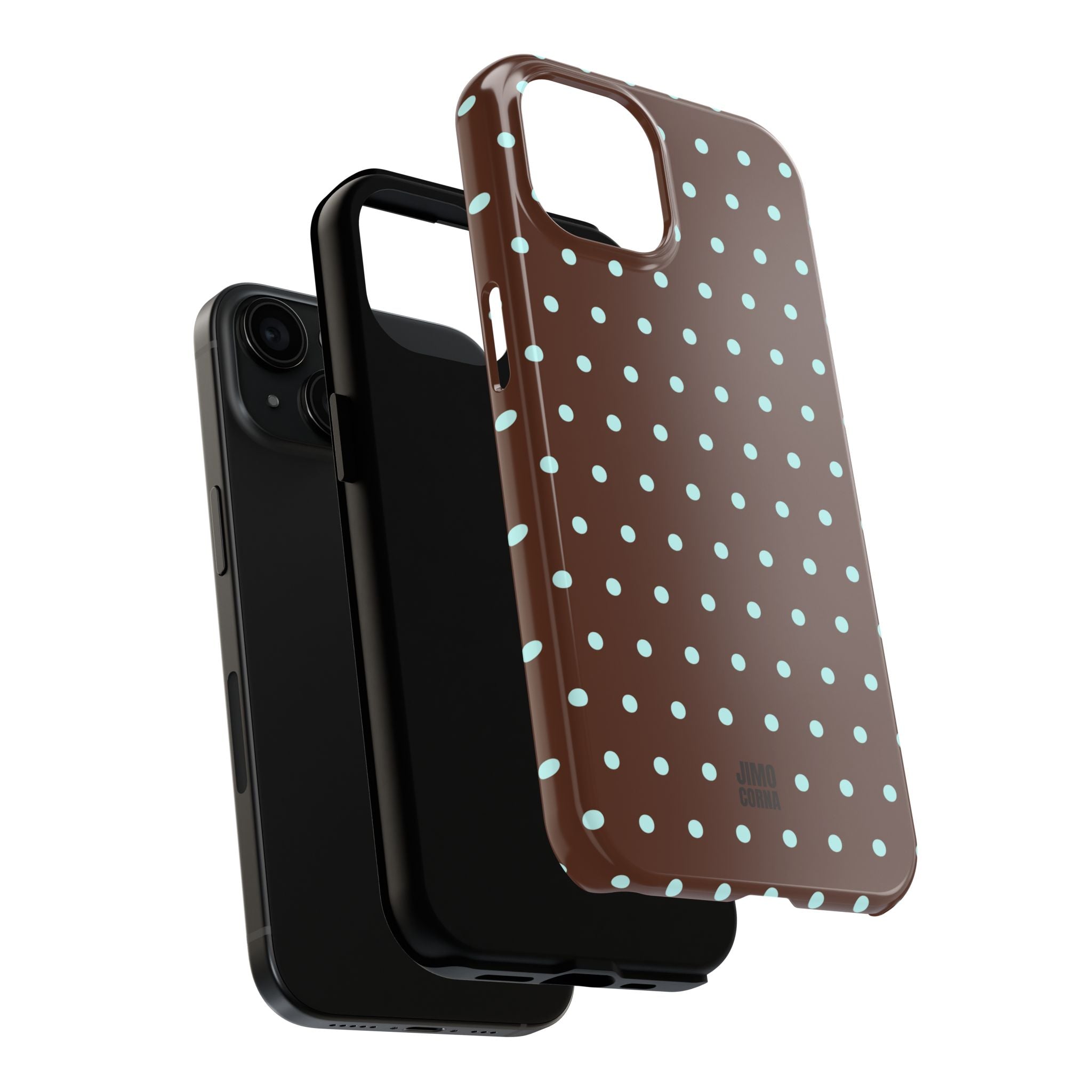 Polka Dot | Brown and Blue