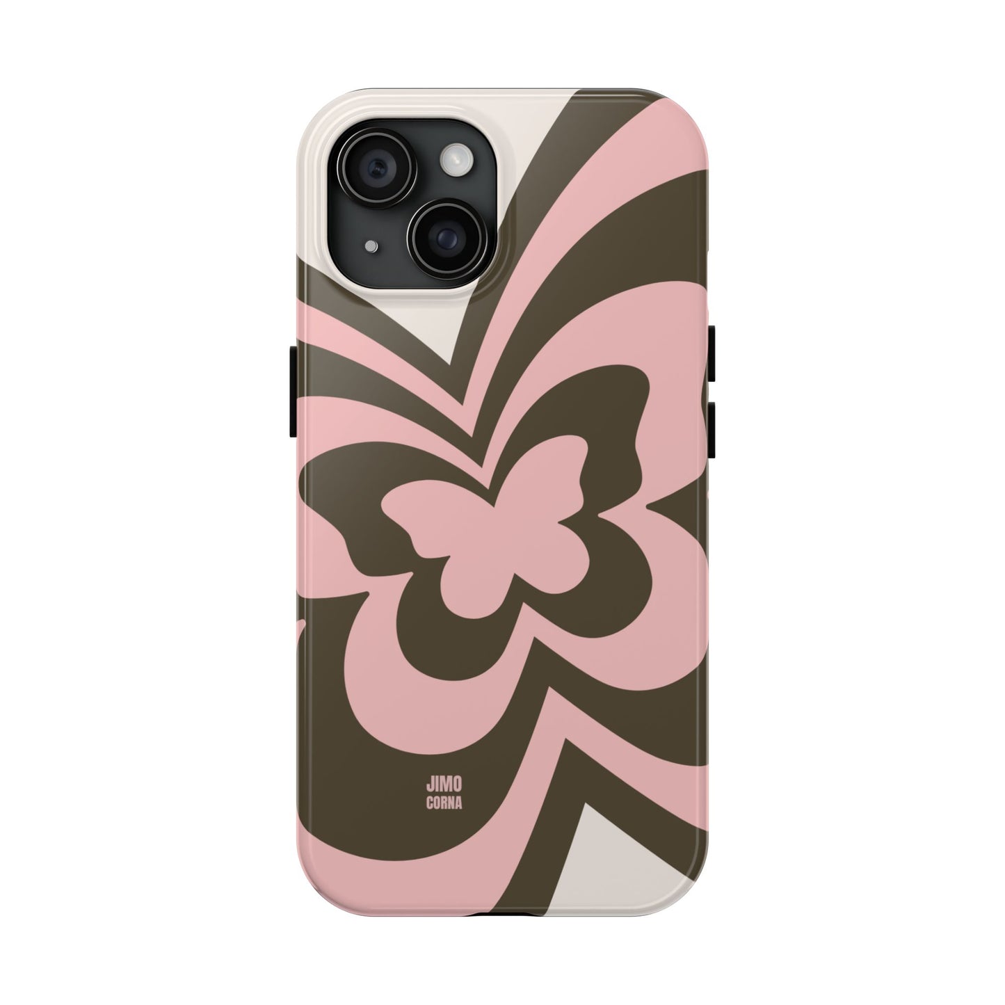 Pink Retro Butterfly