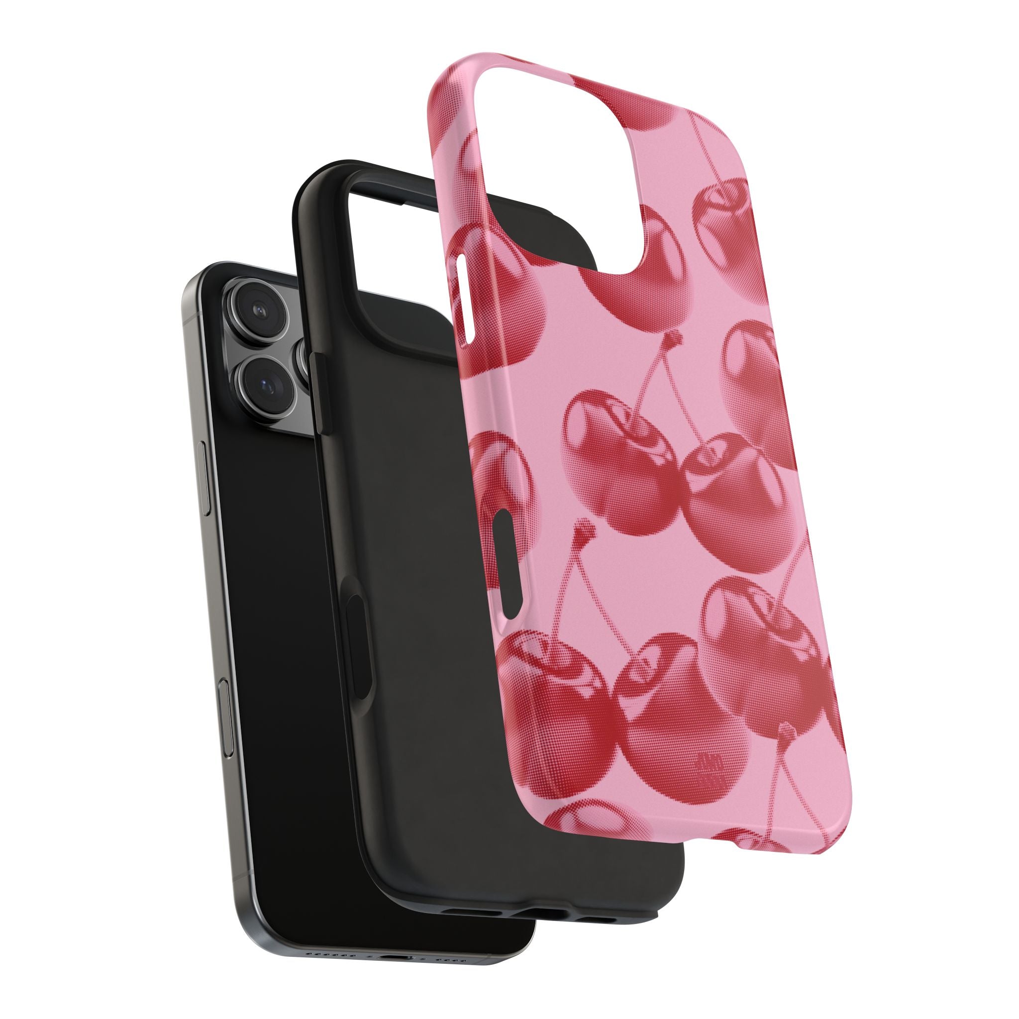 Pink Retro Cherries