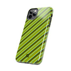 Angelina Stripes | Olive - iPhone Case