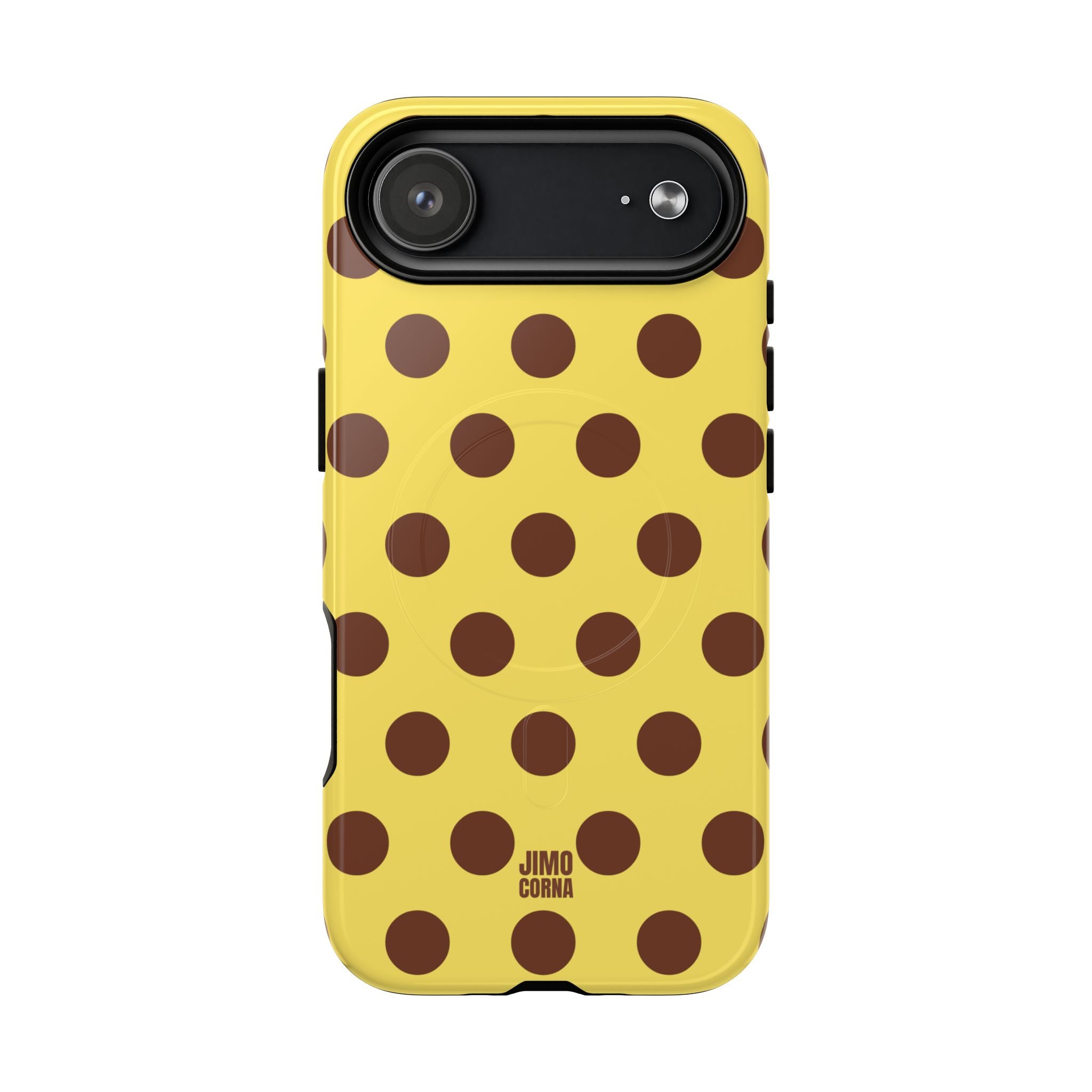 Big Polka Dot | Yellow and Brown