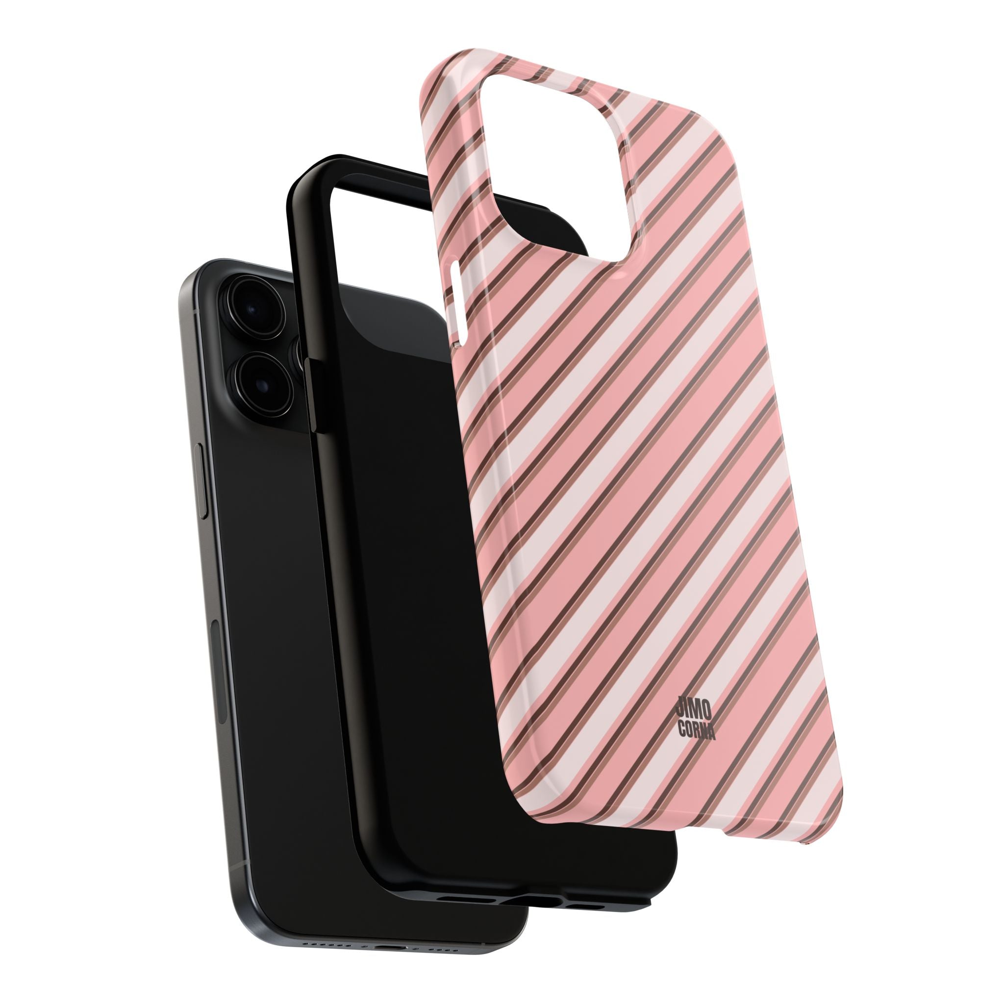 Angelina Stripes | Pink - iPhone Case