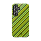Angelina Stripes | Olive - iPhone Case