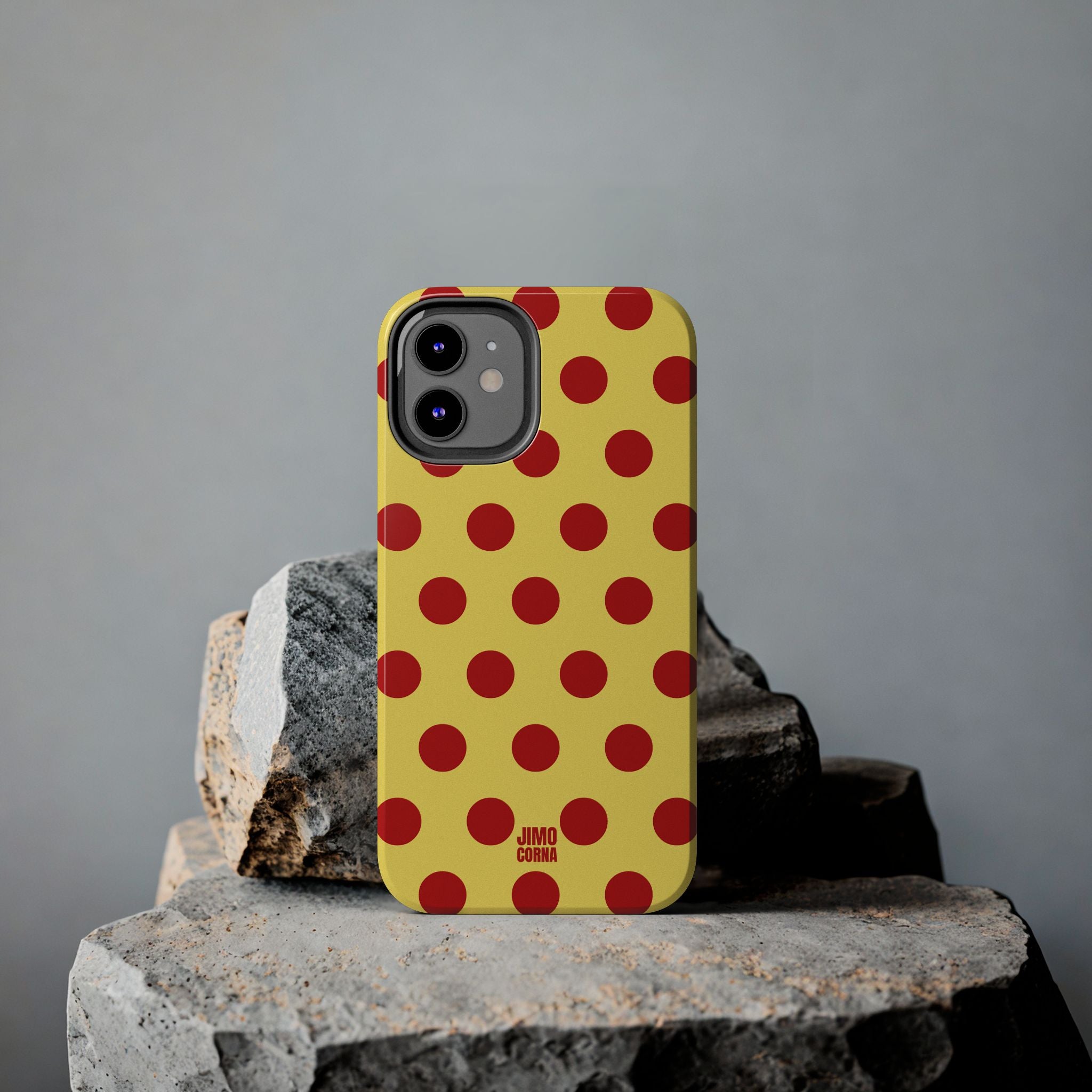 Big Polka Dot | Yellow and Red