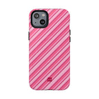 Angelina Stripes | Hot Pink - MagSafe iPhone Case