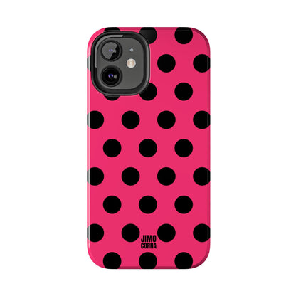 Big Polka Dot | Hot Pink and Black