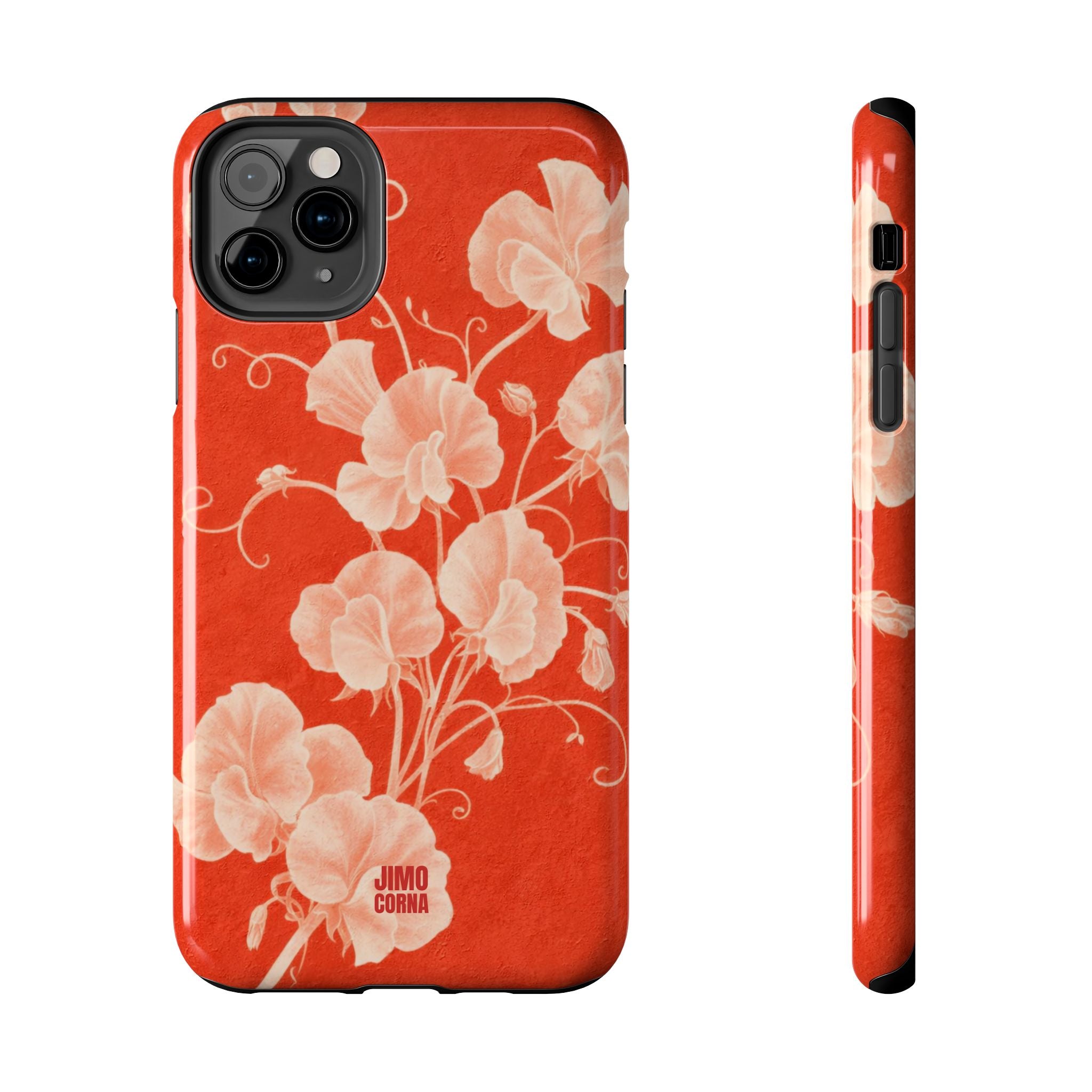 Red Flora iPhone Case