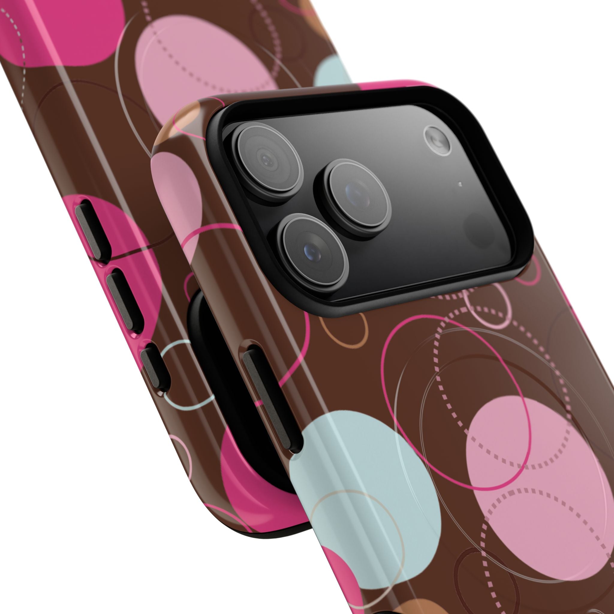 Spiral Pop MagSafe iPhone Case | Brown