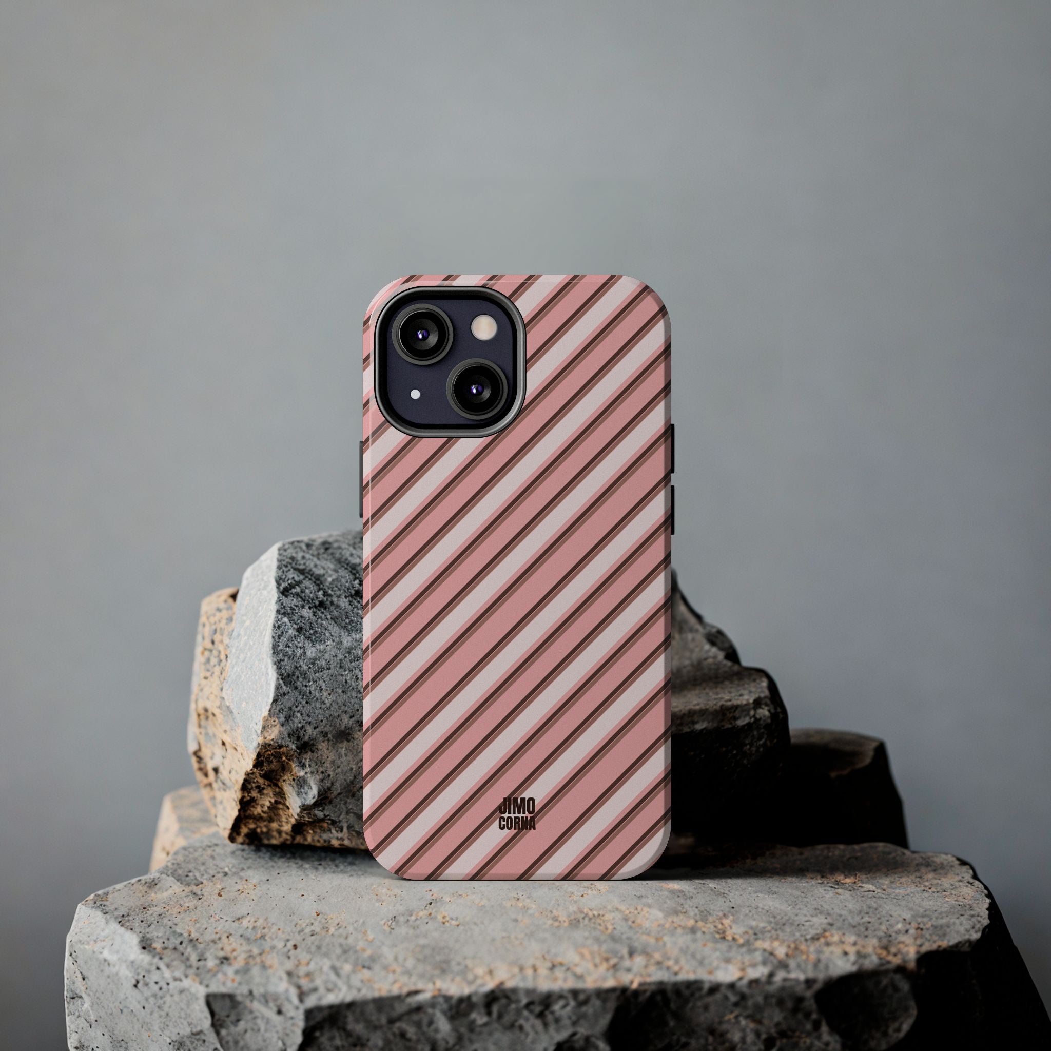 Angelina Stripes | Pink - iPhone Case