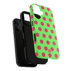 Big Polka Dot | Green and Pink