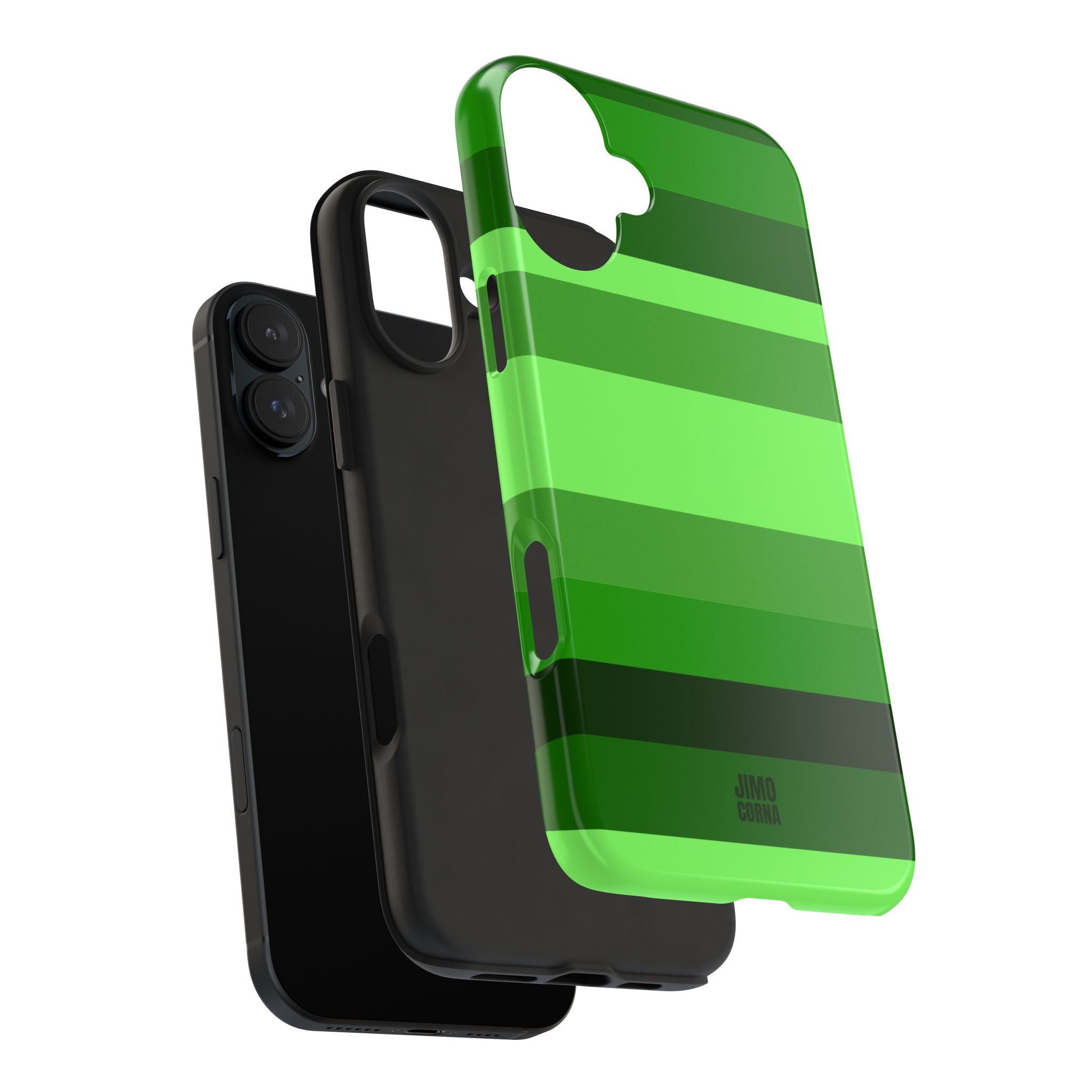 Matcha Stripe iPhone Case