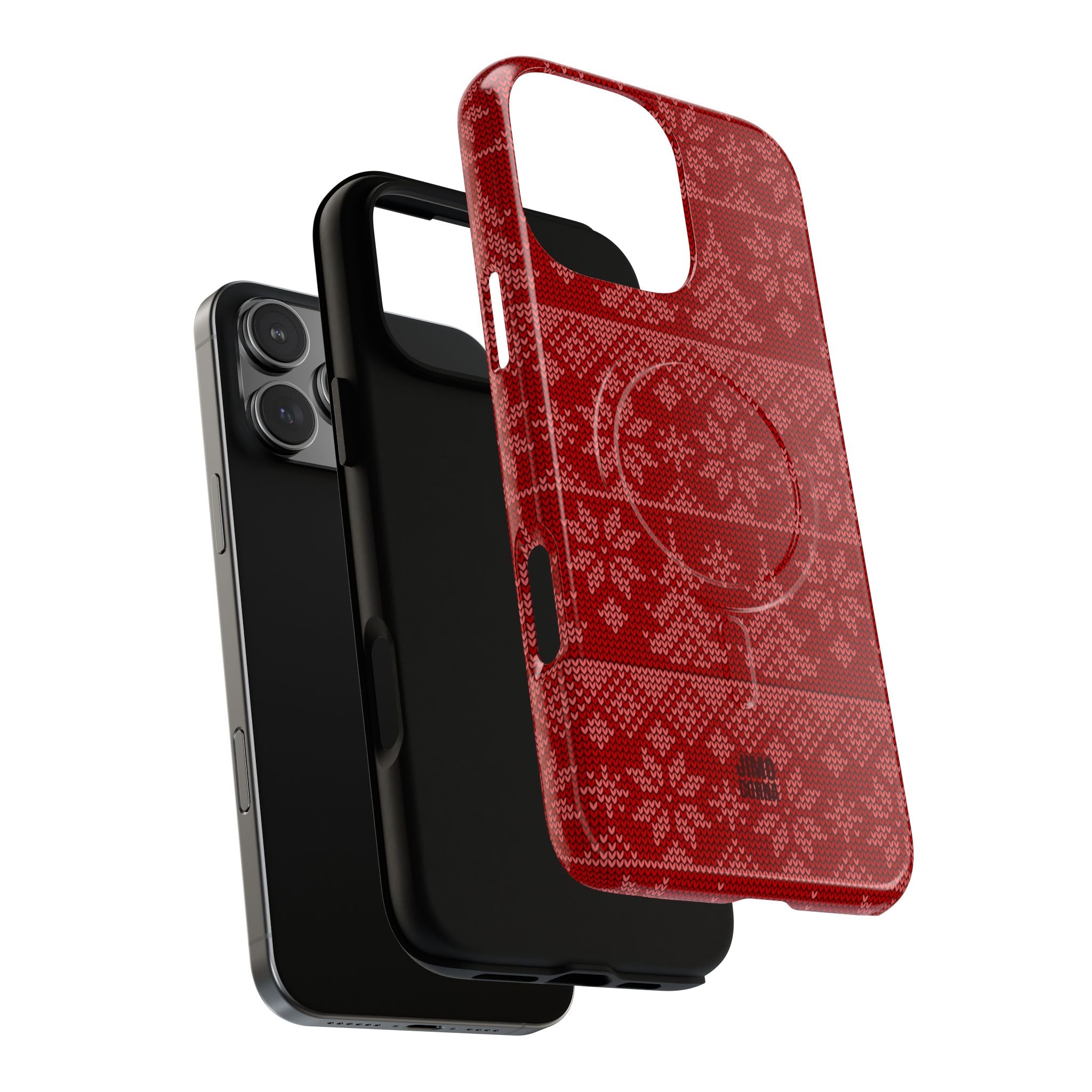 Holiday Knit | Red MagSafe iPhone Case