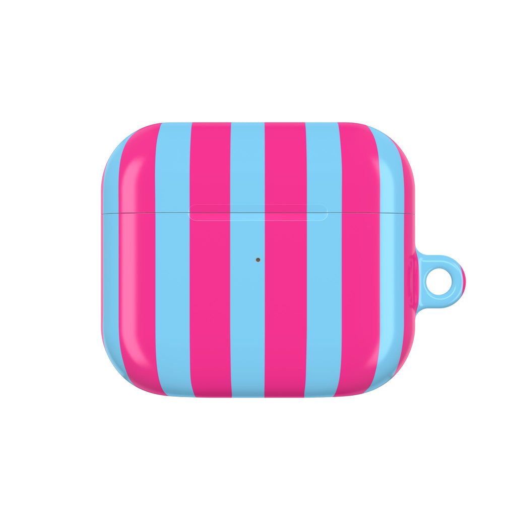 Bold Stripes AirPods Case | Cotton Candy