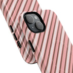 Angelina Stripes | Pink - MagSafe iPhone Case
