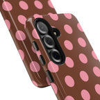 Big Polka Dot | Brown and Pink