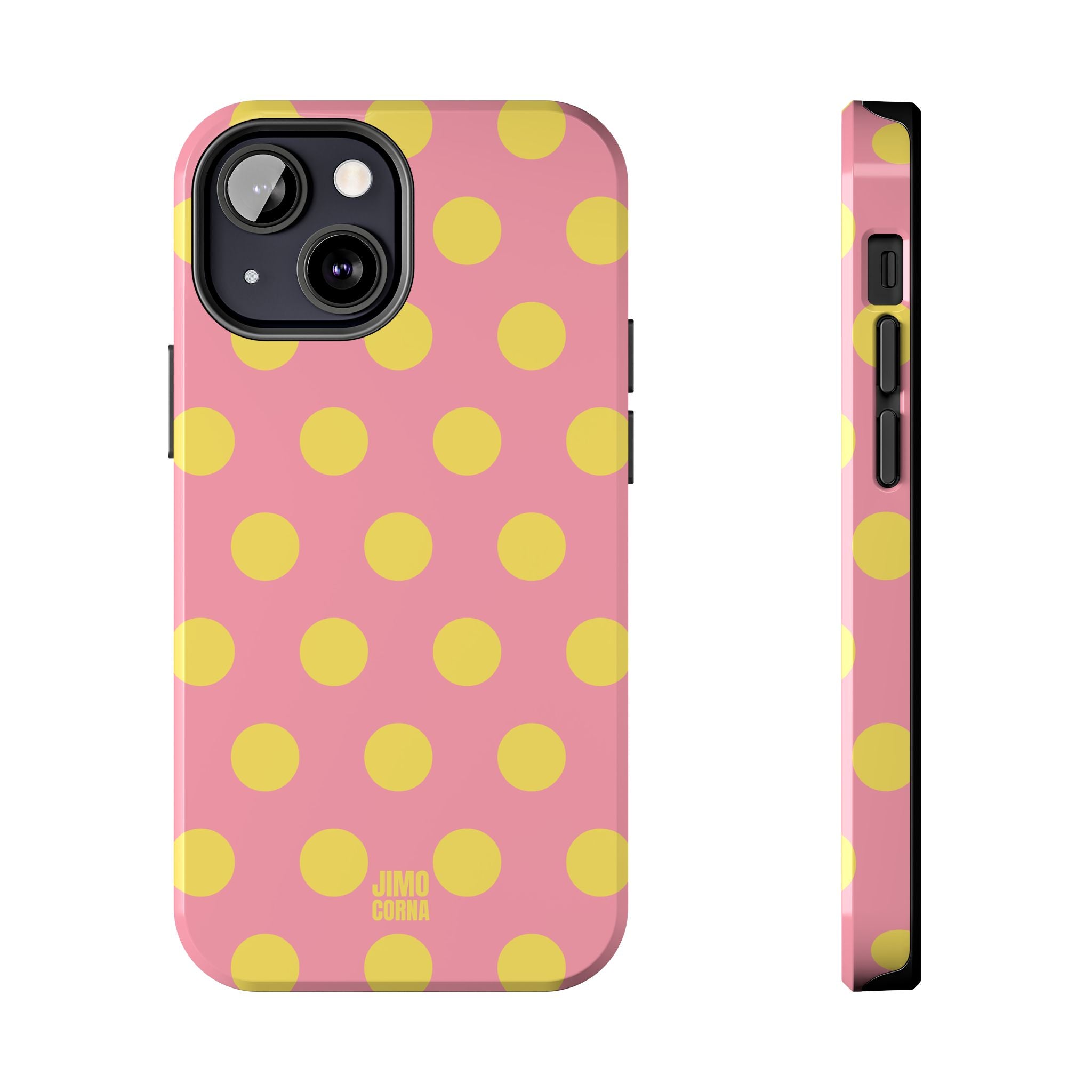 Big Polka Dot | Pink and Yellow