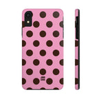 Big Polka Dot | Pink and Black