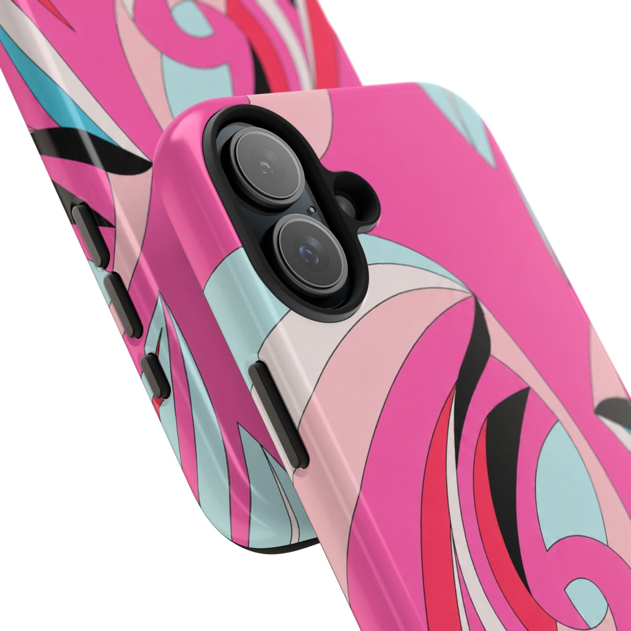 Pink Tropic Swirl iPhone Case