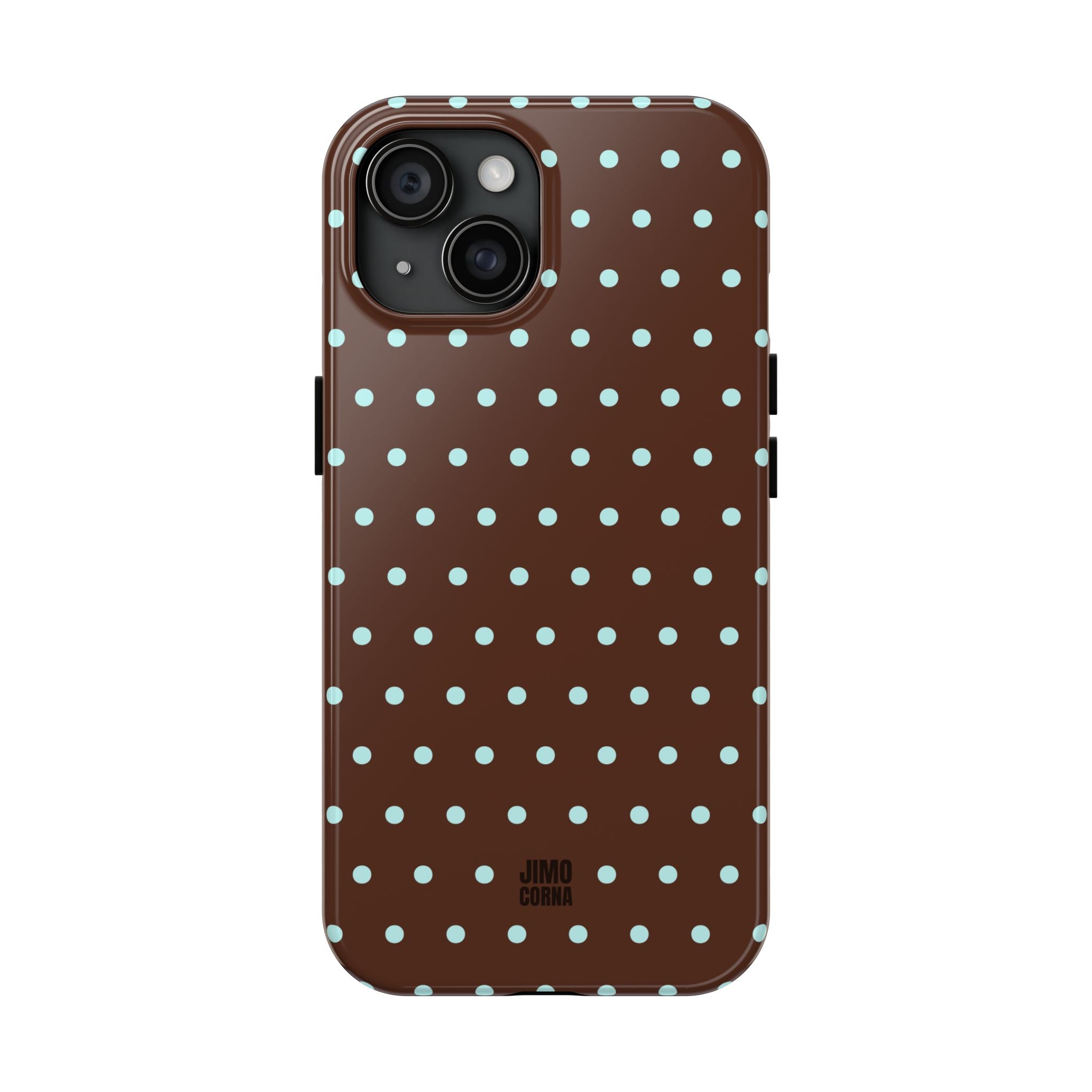 Polka Dot | Brown and Blue