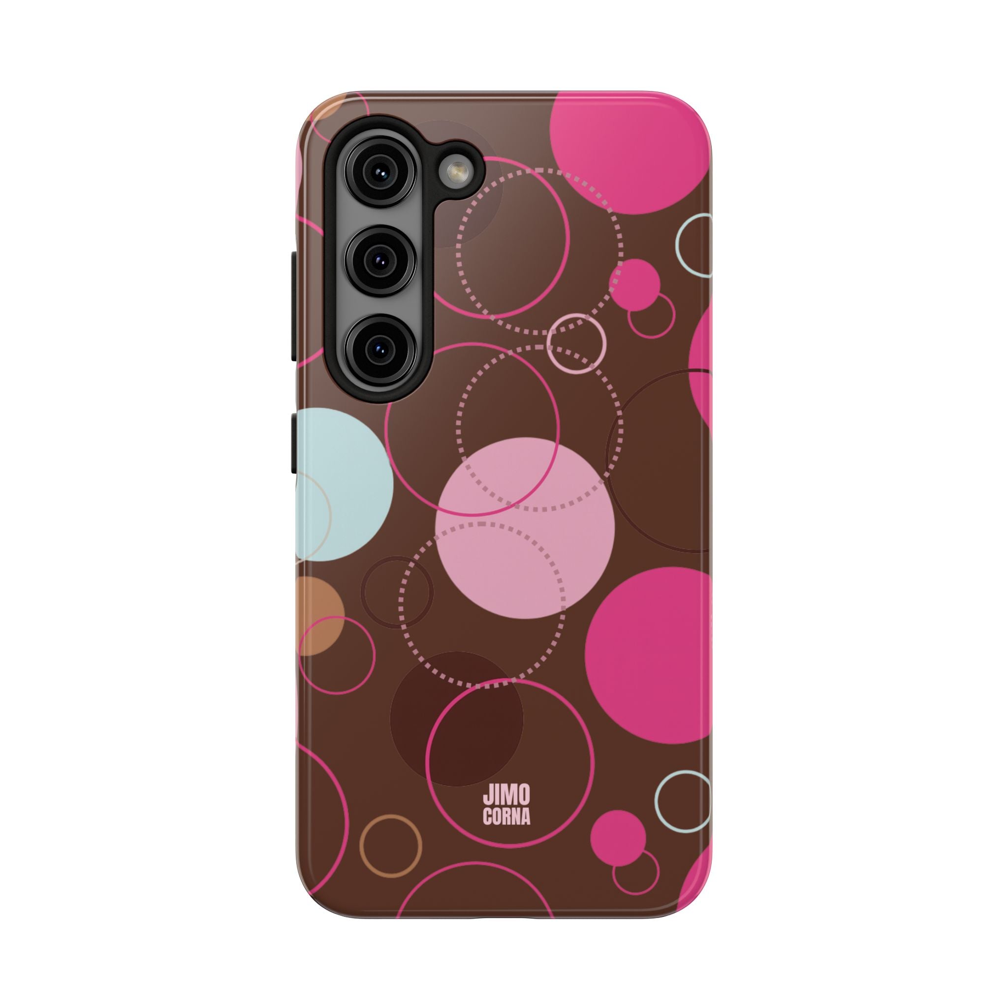 Spiral Pop Samsung Galaxy Case | Brown