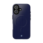 Navy Blue Soft Striped