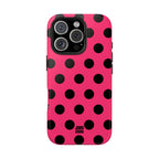 Big Polka Dot | Hot Pink and Black