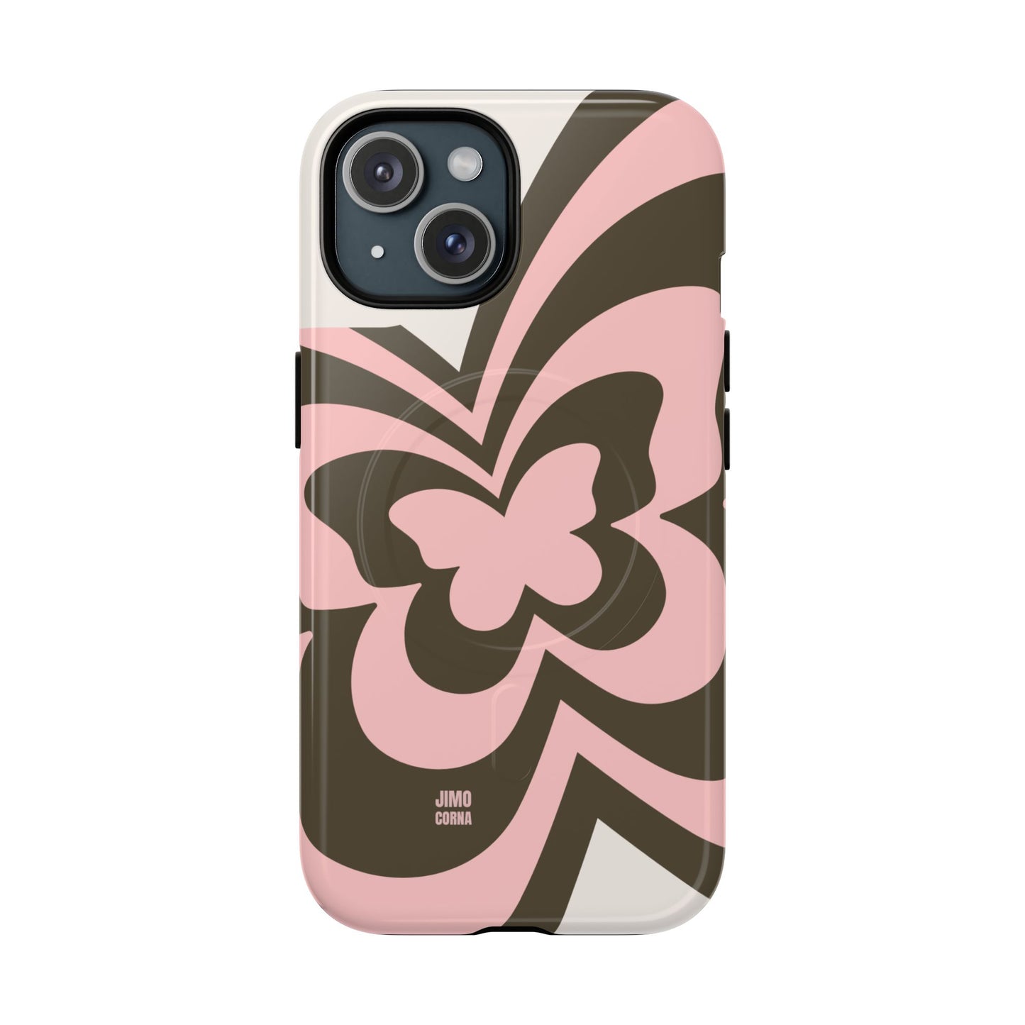 Pink Retro Butterfly