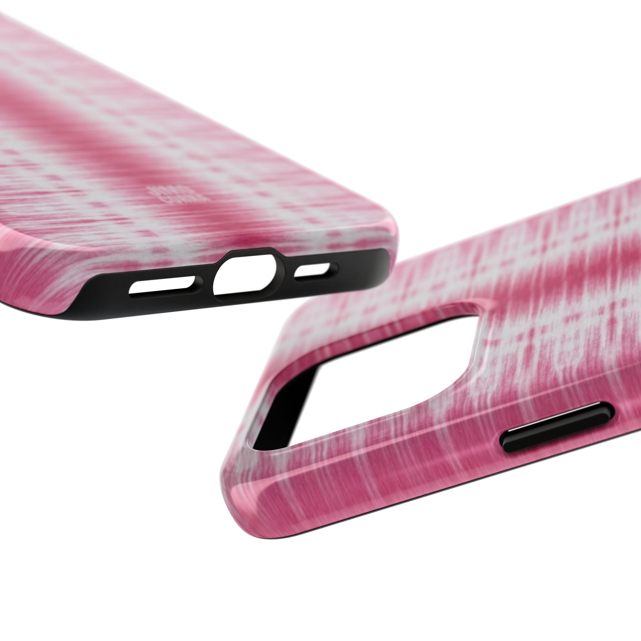 Pink Woven Texture iPhone Case
