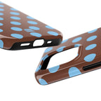 Big Polka Dot | Brown and Blue